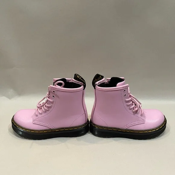 Dr. Martens Pink Kids Boots - Picture 5 of 8